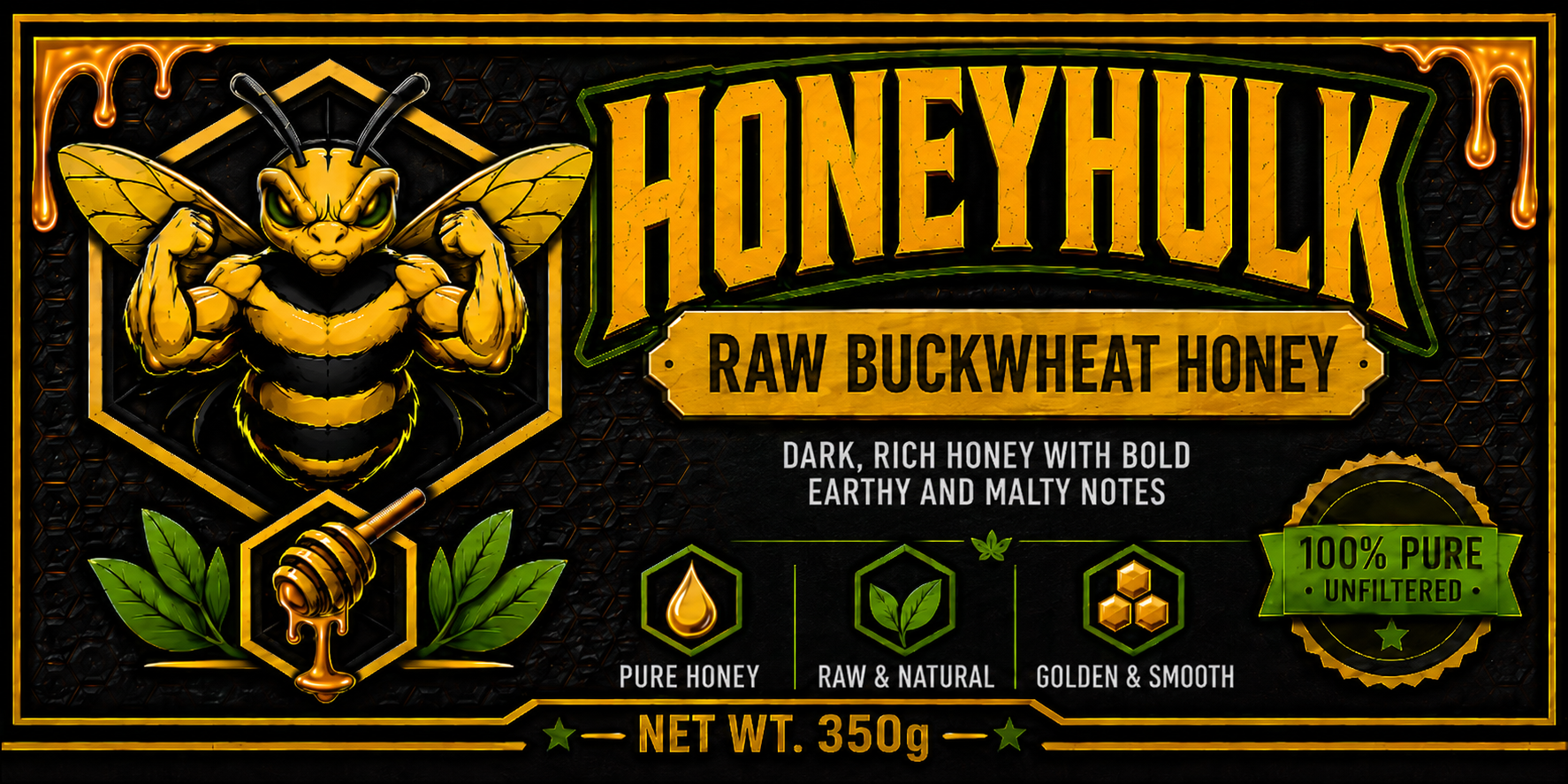 Raw Buckwheat Honey